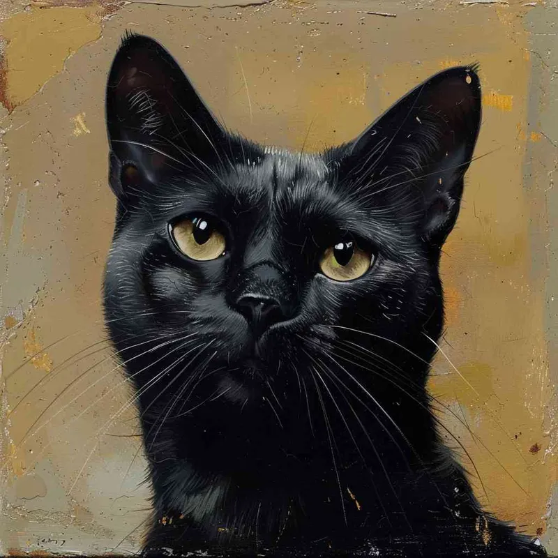 cat - AI绘画作品展示 | Midjourney中文版生成