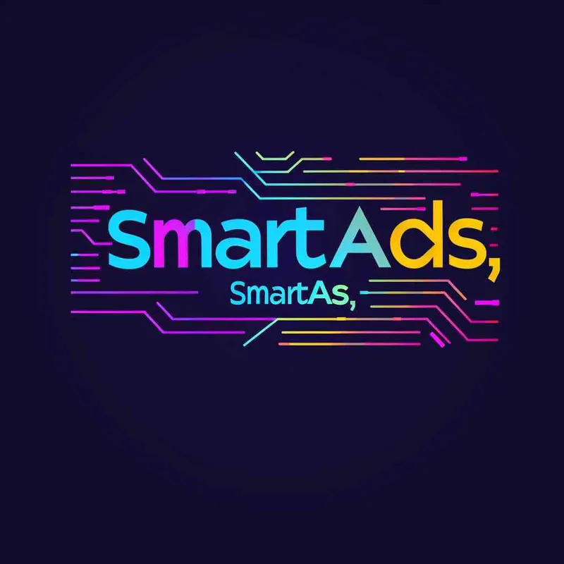 Design a modern, creative logo for SmartAds incorporating 