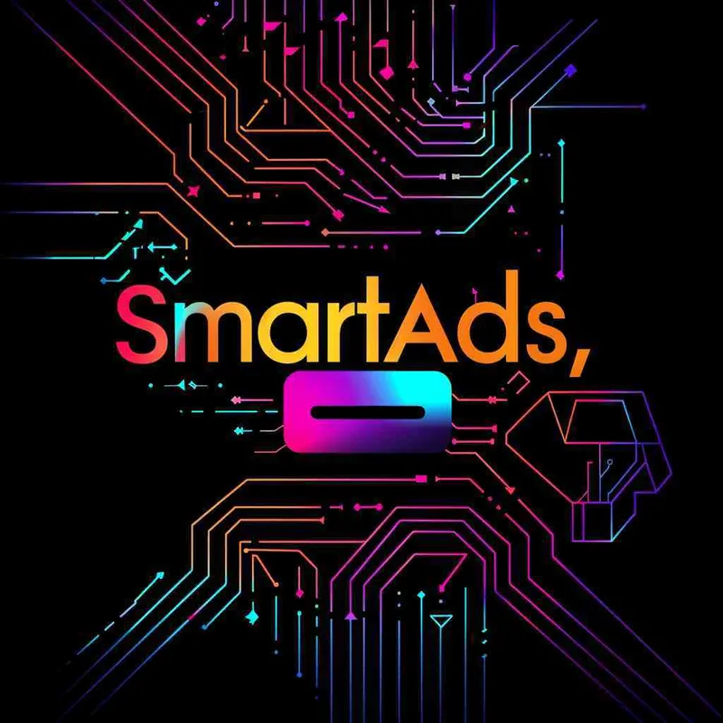 Design a modern, creative logo for SmartAds incorporating 