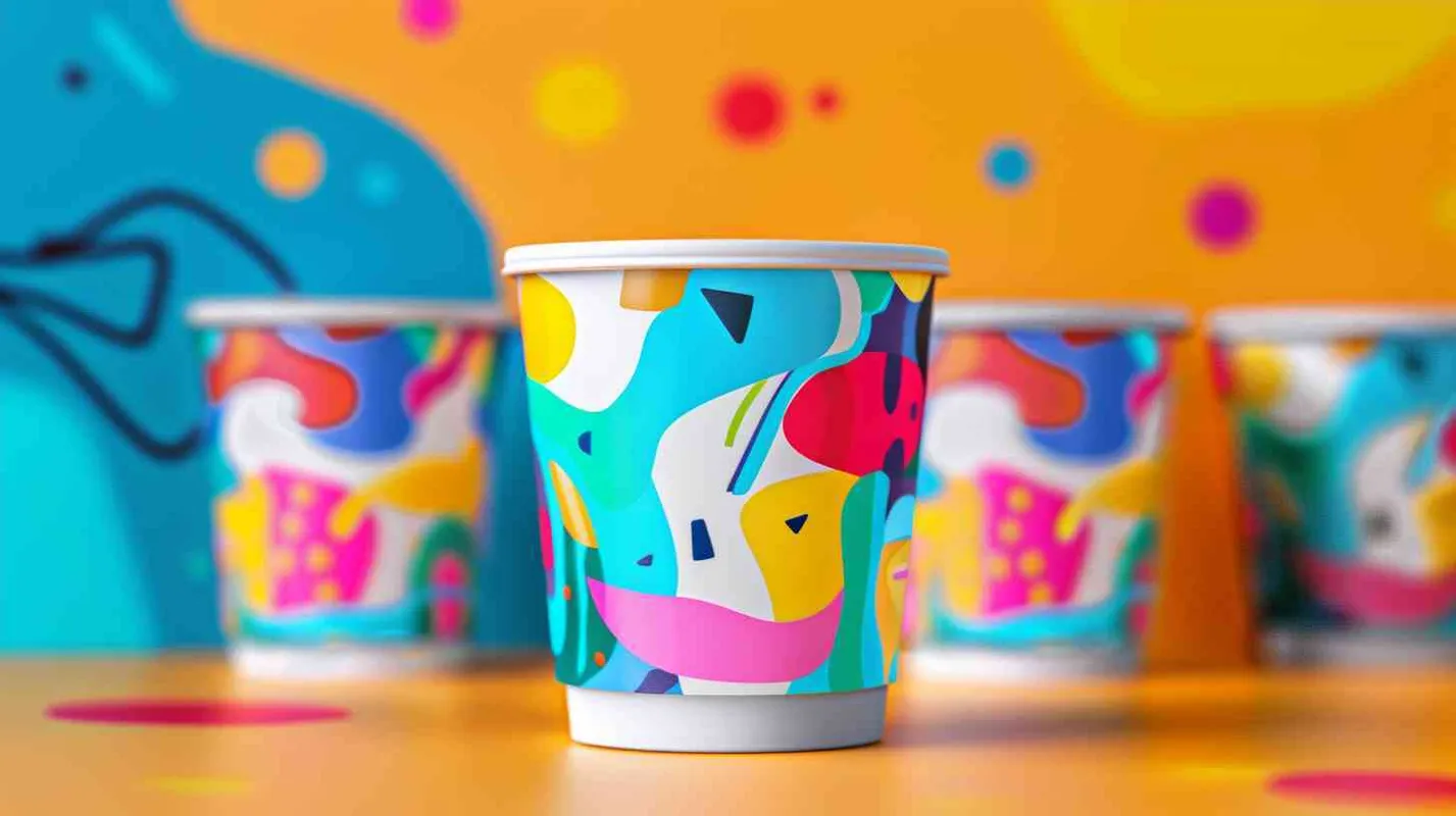 design a yogurt packaging, Picasso style, bright - style4部分