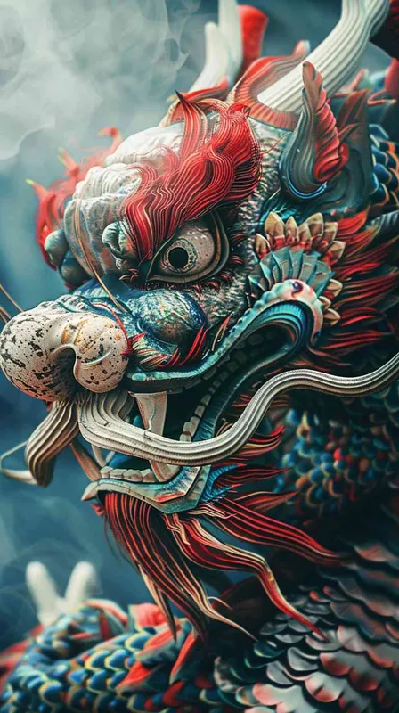 中国龙，潮流，衣服设计，高品质，4k，商业用图，电商封面图 - style2部分