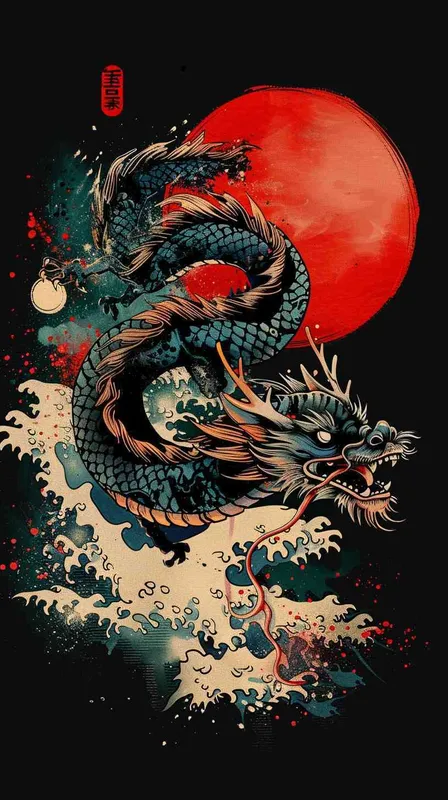 中国龙，潮流，衣服设计，高品质，4k，商业用图，电商封面图 - style3部分