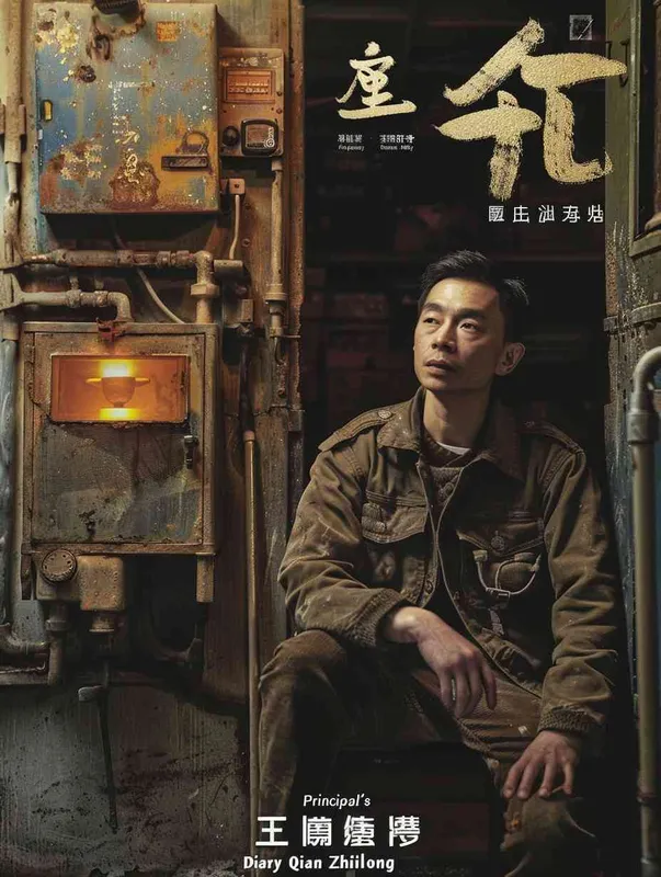 封面图片，图片上印有中文字幕：校长日记和钱志龙，字幕都是中文 - style4部分