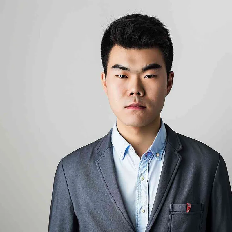 white background, natural lighting, wearing suit --ar 1:1 --iw 0.53 --v 6.0 --cref https://s.mj.run/22UAr7E-O2U - style1部分