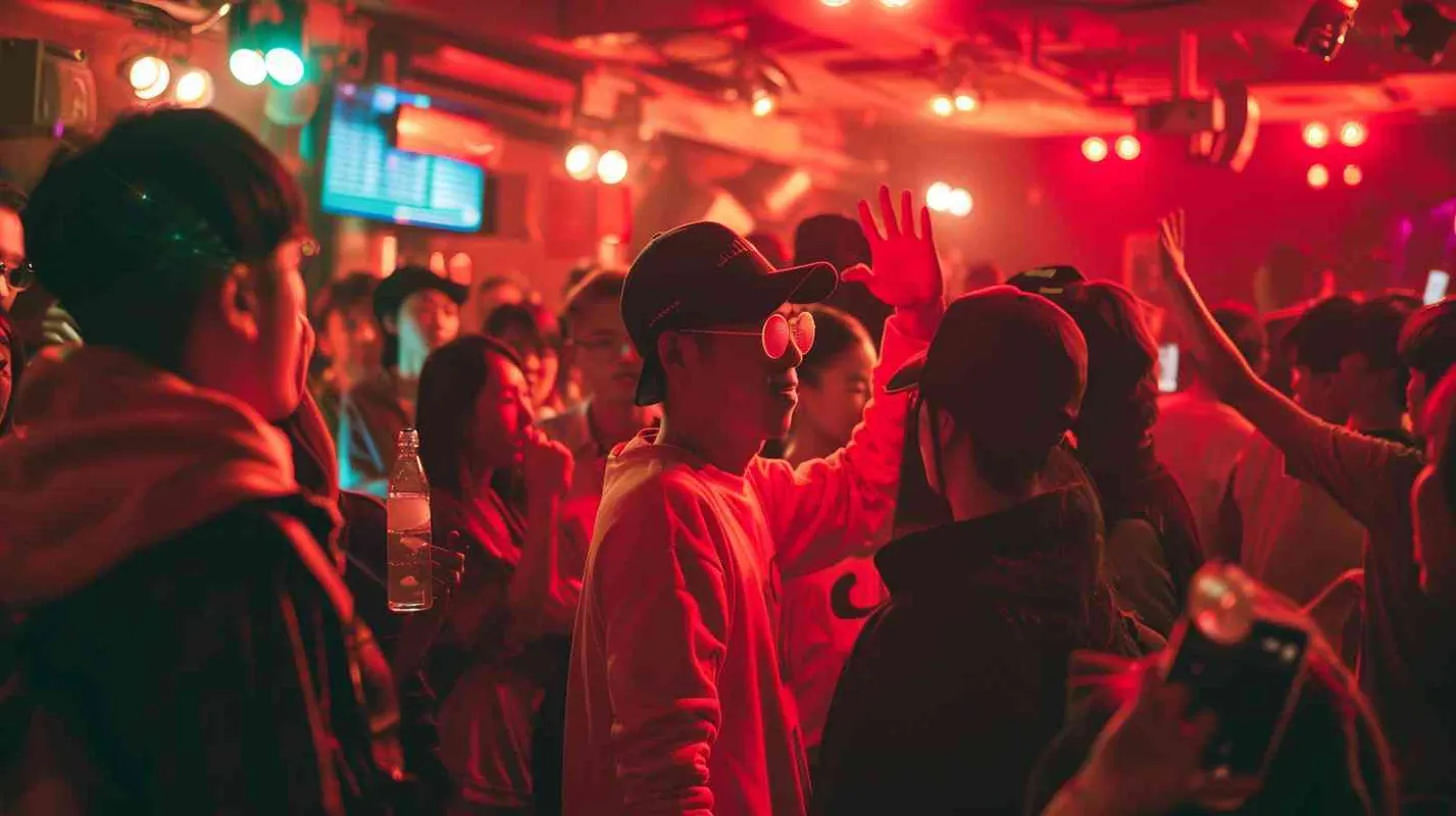 Red universe, A party for young people，science fiction, energy - style1部分