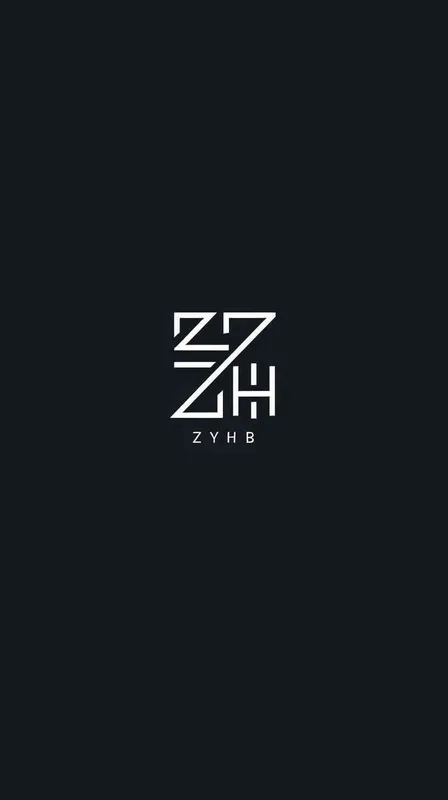 Company logo, flat, clean, simplicity modern, minimalist, vintage, cartoon, geometric, lettermark logo of letter ZYHB - style1部分