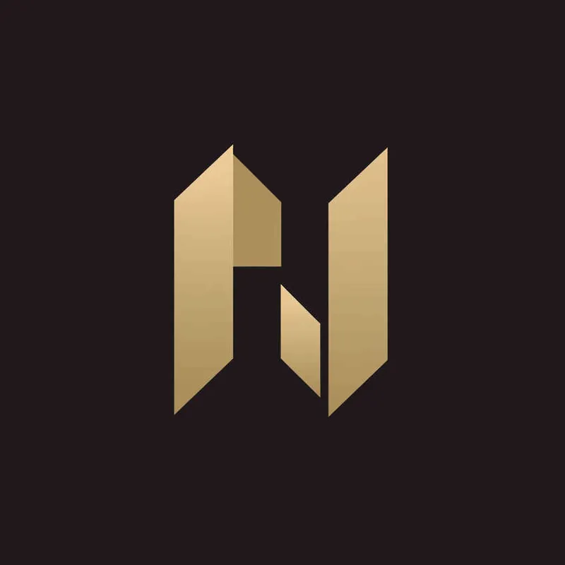 Company logo, flat, clean, simplicity modern, minimalist, vintage, cartoon, geometric, lettermark logo of letter HB - style1部分