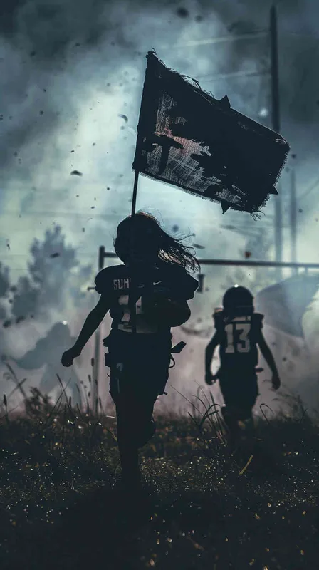 flag football,dark style - style2部分