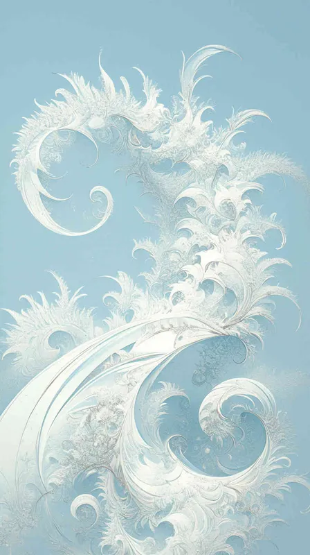 毛玻璃质感的斐波那契图形
 - style3部分