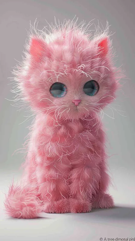 3D粉色小猫 - style3部分