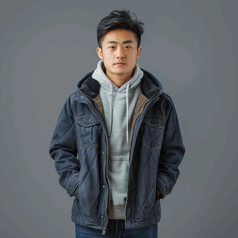 帮我画一个穿着马褂、戴着帽子的俏皮可爱小男孩 - style1部分