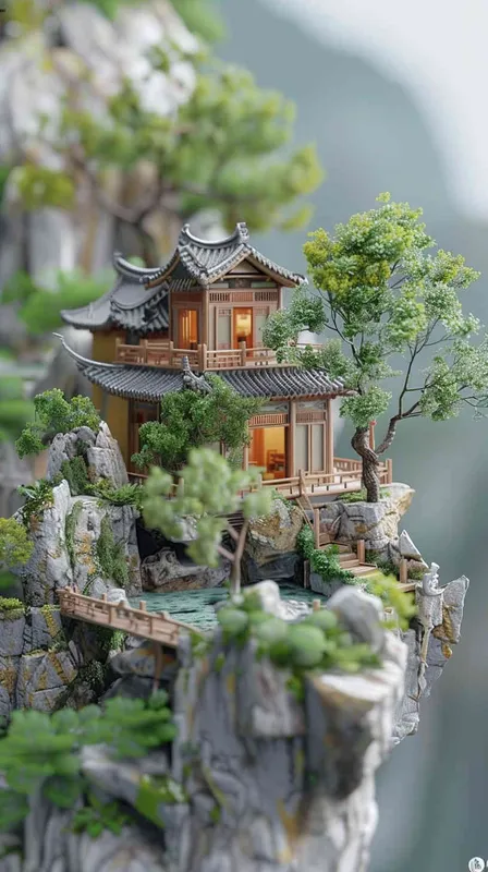 3D设计，使用C4D建模，融合皮克斯和迪士尼的风格，色彩明快生动，仿佛临近倾盆大雨。画面中一只外卖狗（一只德国牧羊犬，身着外卖工作服，可爱的蓝色大眼睛，胸前鲜明的黑色印记，毛色褐白）背负着巨大的背包，摇摇晃晃地穿行在雨中的街道上。采用OC渲染器，细节精致，质感高雅 - style3部分