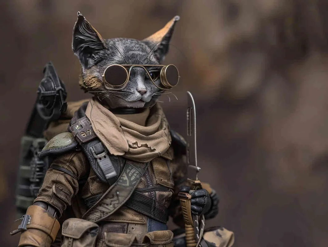 Pilot, Black Cat, Sky, Fighter - style2部分
