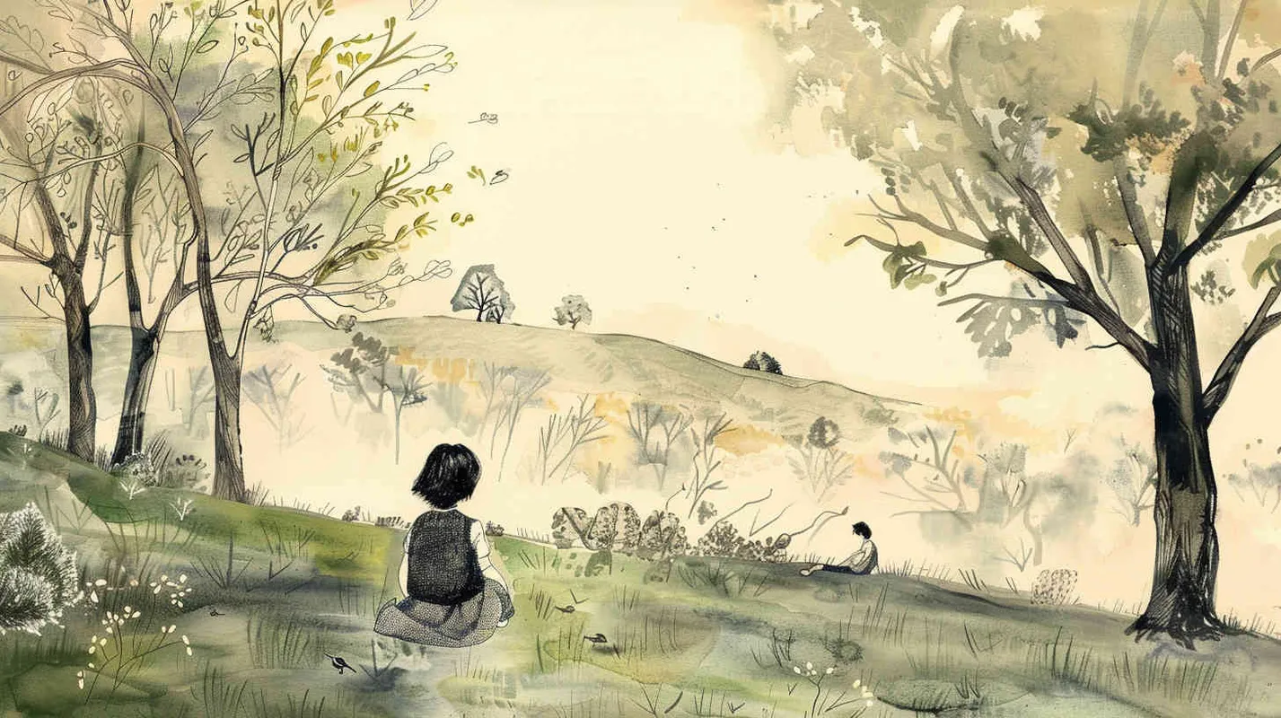 儿童绘本，淡彩水墨 - style2部分