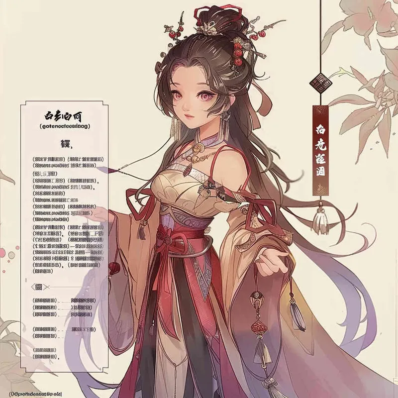 ((中国古典美女))((古代美女))((必须三视图))((双手抱着琵琶))((四视角度))((正面身，侧面身，背面身))((双手都要抱着琵琶))((全身))((三视图，正身，侧身，后背))((正身，侧身，和后背))((水墨画风格))((8000k分辨率))((高清画质))((精细脸))((精致画质))((必须三视图))((正面，侧面，后背))((不要单个乐器))((人物一定要有侧面))((全身像)) - style1部分