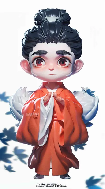 3维IP形象，泡泡马特盲盒，C4D风格 - style2部分