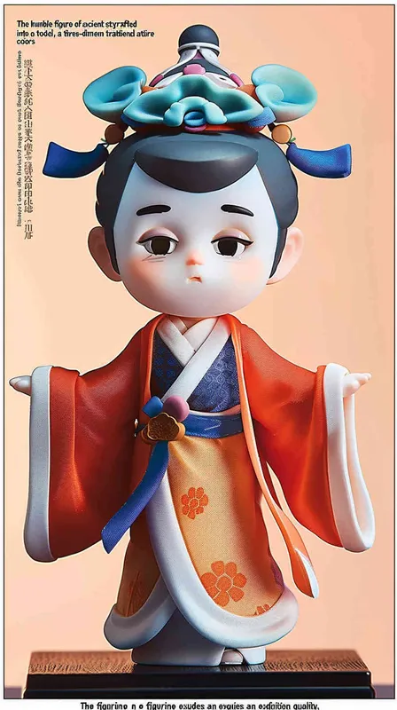 ((古风小人物做成三维立体图))((手办模型))((正面身))((国风颜色浓厚一些))((全身立体))((正身，正脸，))((人物要国风配色立体手办))((8000k分辨率))((高清画质))((做成国风手办))((精致画质))((全身立体像)) - style4部分