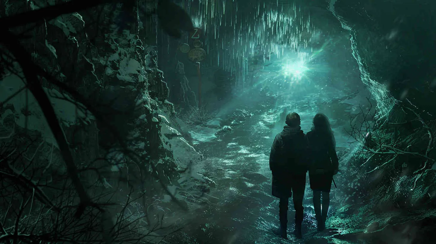 With newfound hope, Professor Johnson and his team set out to follow the enigmatic explorer, stepping onto the path leading to the unknown. As they venture deeper into the depths of this mysterious underground realm, they brace themselves for the challenges and dangers that lie ahead, knowing that the truth will slowly come to light. - style1部分