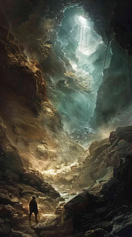 With newfound hope, Professor Johnson and his team set out to follow the enigmatic explorer, stepping onto the path leading to the unknown. As they venture deeper into the depths of this mysterious underground realm, they brace themselves for the challenges and dangers that lie ahead, knowing that the truth will slowly come to light. - style1部分