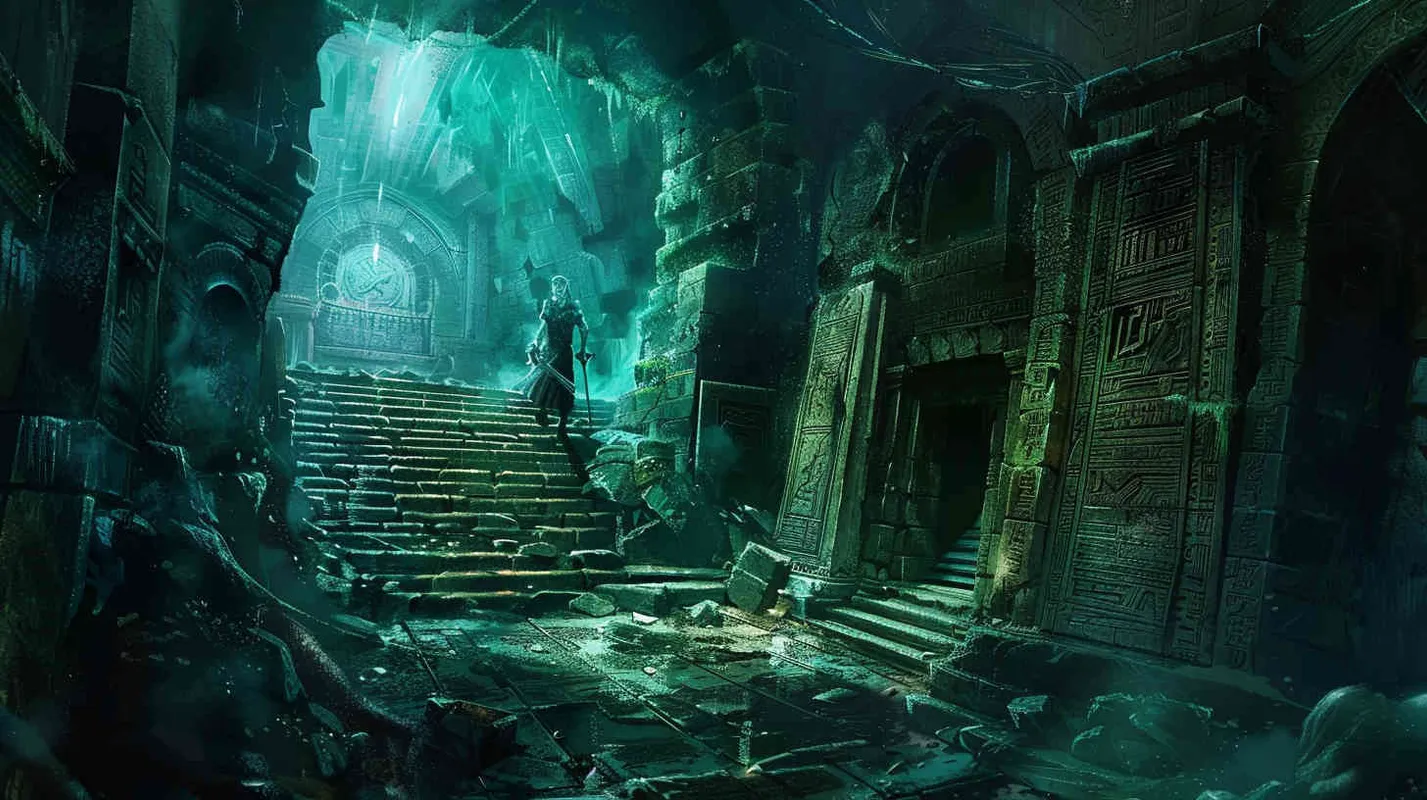 With the guidance of the enigmatic explorer, Professor Johnson and his team venture through a labyrinth of ancient tunnels and hidden chambers, encountering peril with each step. Within this subterranean realm, they uncover relics of antiquity and cryptic inscriptions, hinting at a rich history and enigmatic truths waiting to be revealed. - style4部分