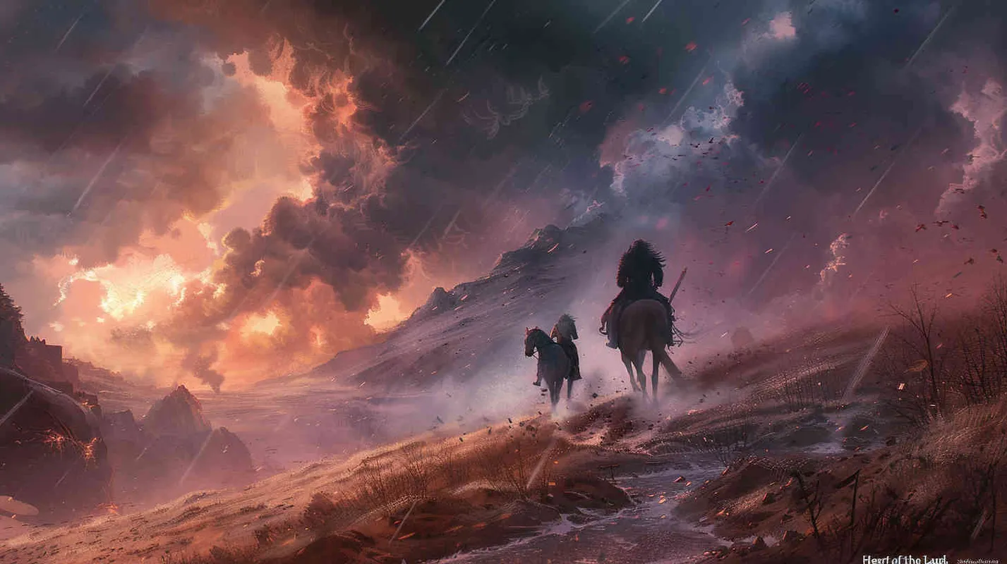 After much hardship, they finally find the path to the 