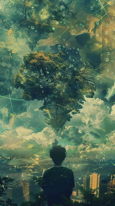 电影海报,平行宇宙,消失的记忆 - AI绘画作品展示 | Midjourney中文版生成