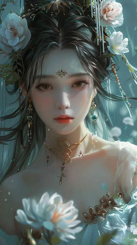 九头身美女 – AI绘画作品展示 | Midjourney中文版生成