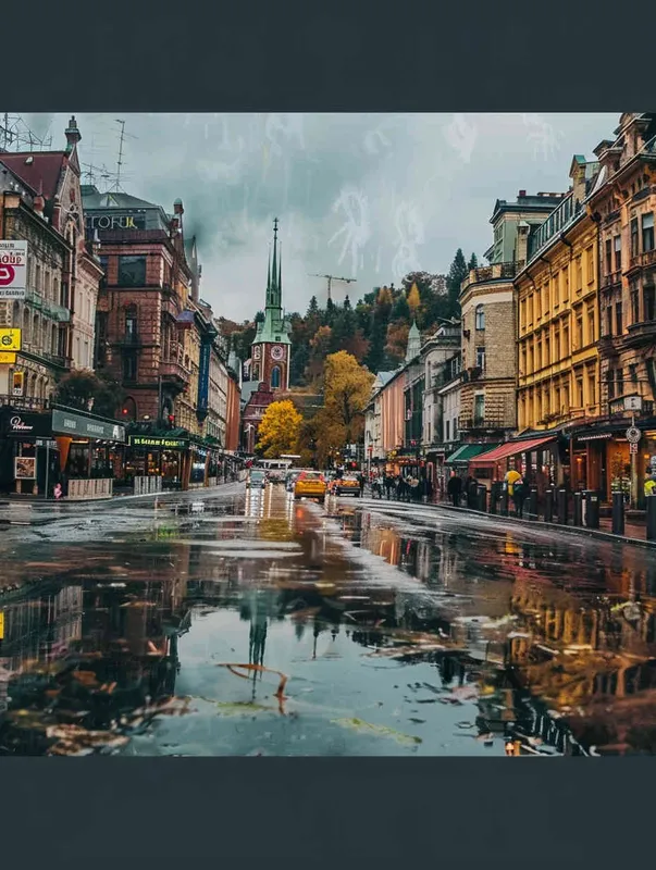 The bustling city of New York - style2部分