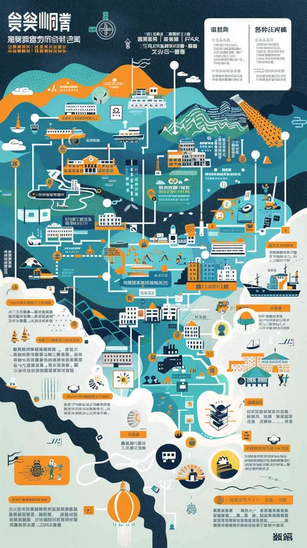An infographic illustrating [地名] across Regions, featuring a detailed map of [地名] with icons and labels representing different safety regulations in each Region, in a clear type the words 