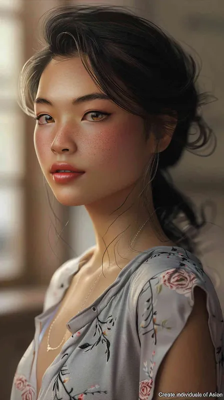 生成亚洲人 - style2部分
