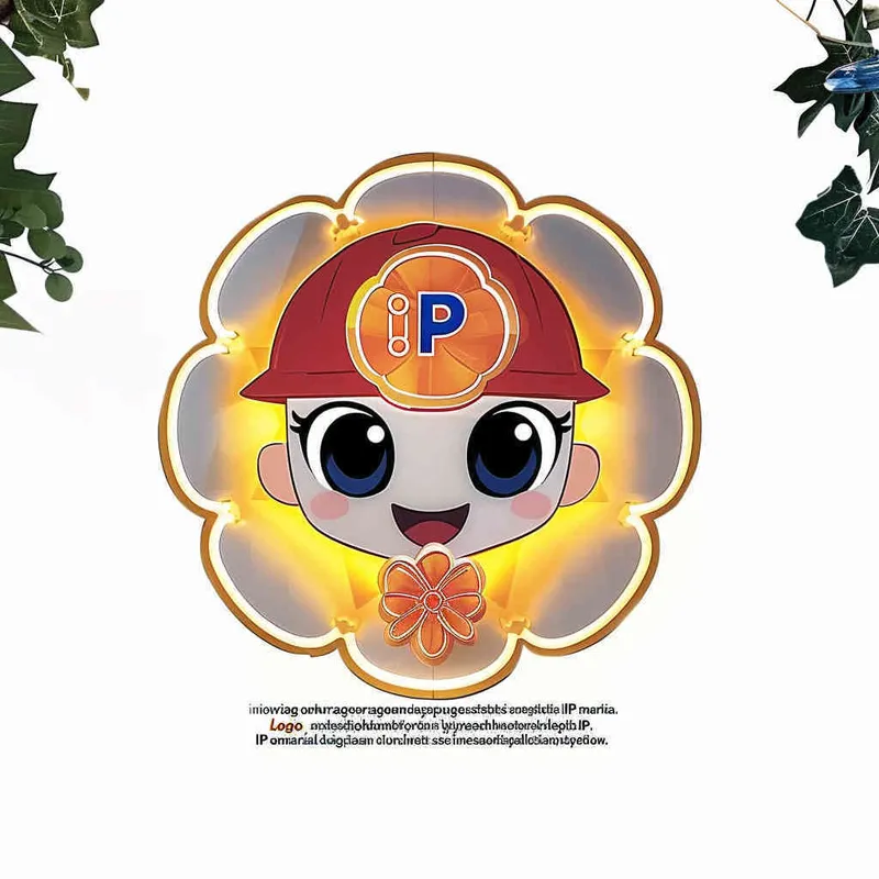 为一家网络科技公司设计一个以橙子为元素的IP形象Logo，互联网科技感，未来设计，扁平插画风格，大师设计  - style2部分