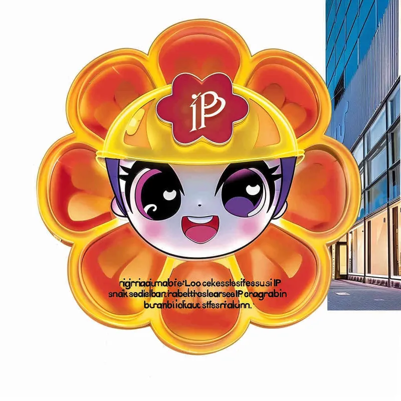 为一家网络科技公司设计一个以橙子为元素的IP形象Logo，互联网科技感，未来设计，扁平插画风格，大师设计  - style3部分