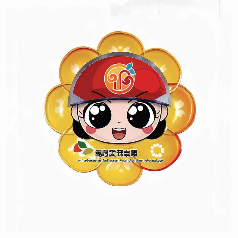 为一家网络科技公司设计一个以橙子为元素的IP形象Logo，互联网科技感，未来设计，扁平插画风格，大师设计  - AI绘画作品展示 | Midjourney中文版生成