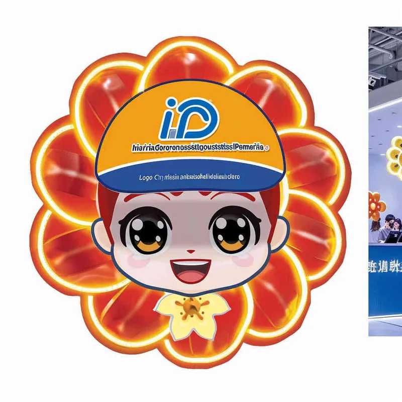 为一家网络科技公司设计一个以橙子为元素的IP形象Logo，互联网科技感，未来设计，扁平插画风格，大师设计  - AI绘画作品展示 | Midjourney中文版生成