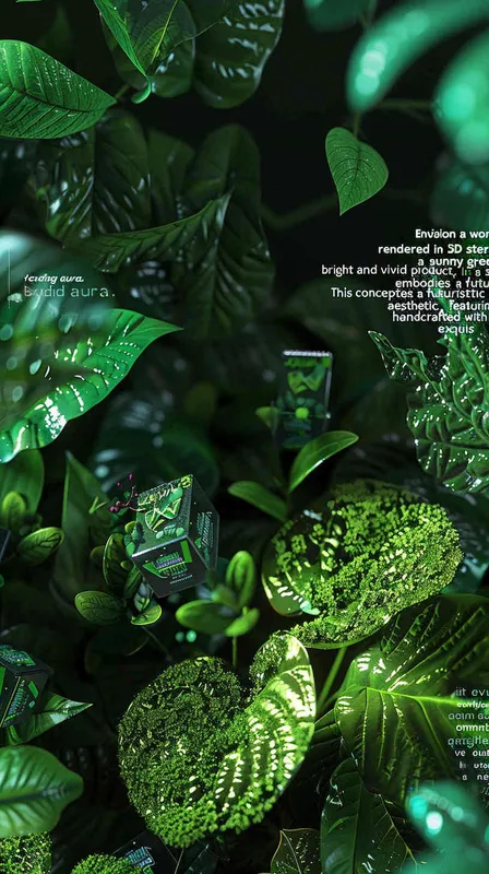 sign a word “WIN³”, 3D stereoscopic, leaf material, sunny green, bright and vivid, conceptual product design, futuristic , blind box toys, handcrafts, exquisite, 3D effect, full body display, ultra high precision, ultra high detail, perfect lighting, OC renderer, Blender 8k, ultra clear, ultra noise reduction - style3部分