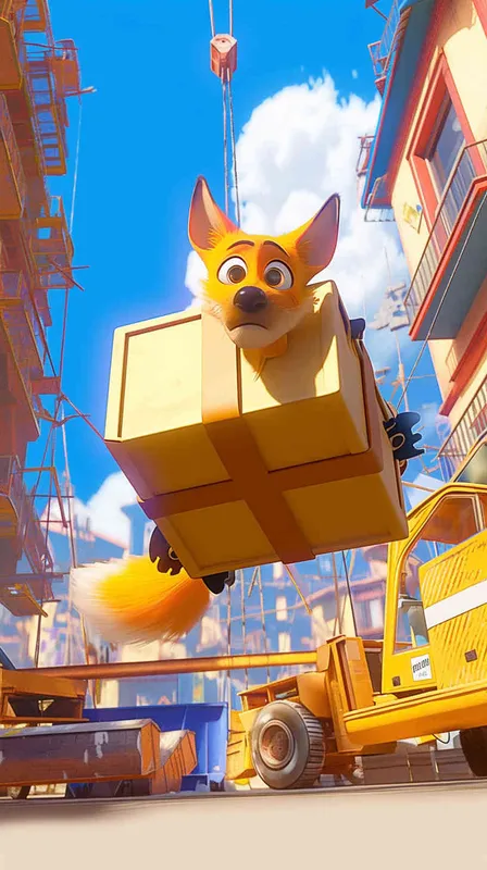 A Pixar 3D rendering depicting a package dropped amidst a construction site cluttered with obstacles. Drawing inspiration from the Pixar animation style, the scene is rendered with crisp details and vibrant colors, conveying a sense of whimsy and playfulness. The color temperature is bright and cheerful, evoking a sense of optimism despite the chaotic surroundings. Soft, ambient lighting illuminates the scene, casting gentle shadows for added depth. --v 6  --cref https://znrpa-s-1254076648.cos.accelerate.myqcloud.com/ai/thumb-mj-%5B33%5D-debbba5b-7.png --cw 100 - style3部分