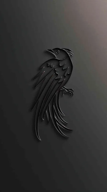 为一家广告公司设计一个logo，一只喜鹊的浮雕效果，大师设计 - style2部分