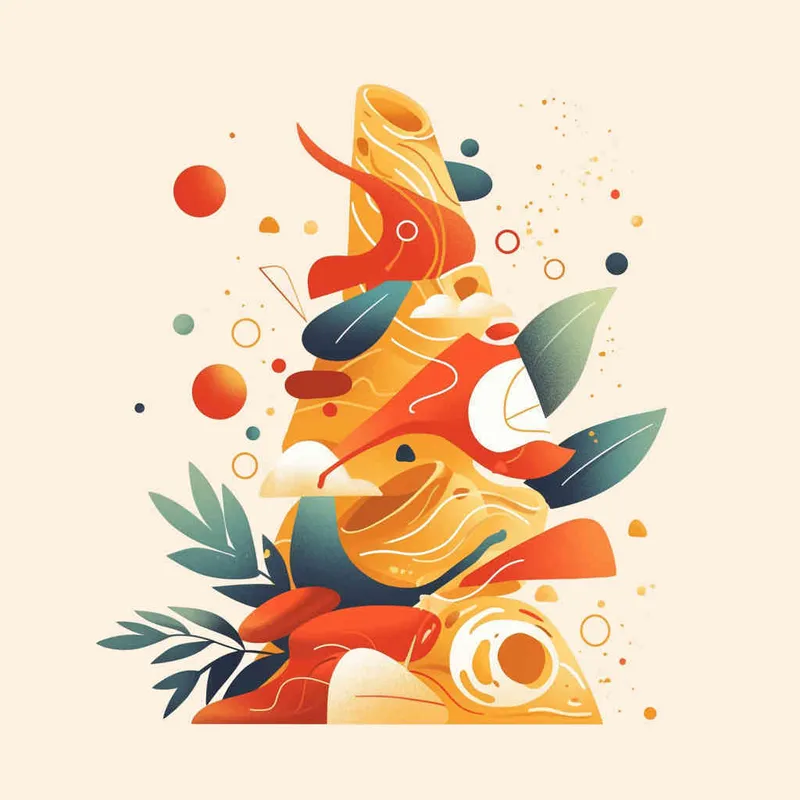 为螺丝粉品牌做LOGO设计，以一只螺丝为设计元素，扁平插画，不要体积，不要阴影 - style1部分