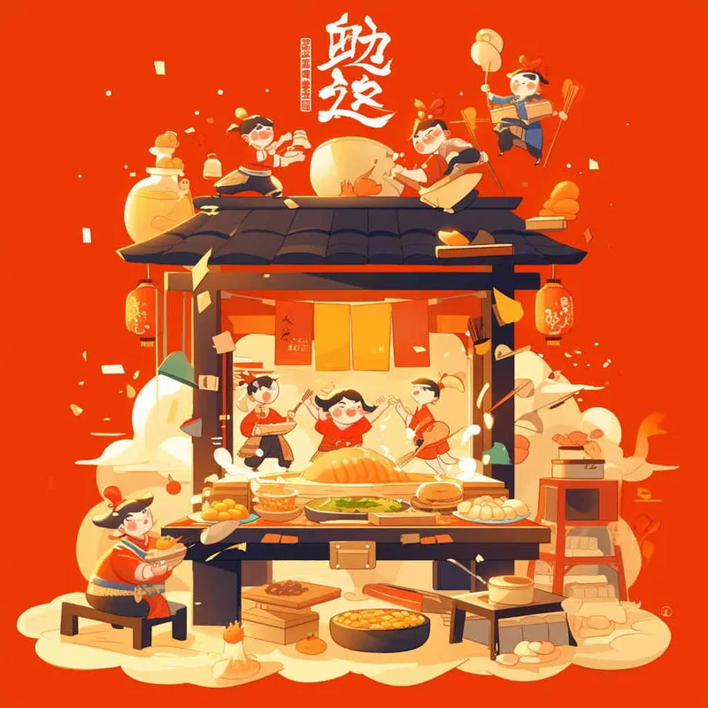 为螺丝粉品牌做LOGO设计，以一只螺丝为设计元素，色彩丰富的，纯色背景，扁平插画，不要体积，不要阴影 - style2部分