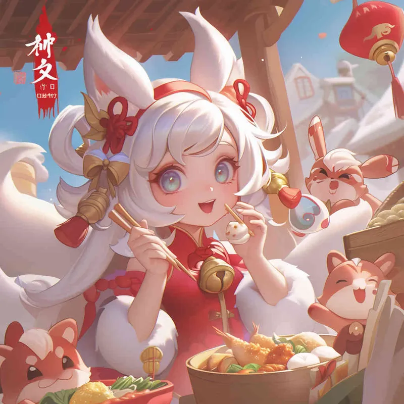 为螺丝粉品牌做LOGO设计，以一只螺丝为设计元素，色彩丰富的，纯色背景，扁平插画，不要体积，不要阴影 - style3部分