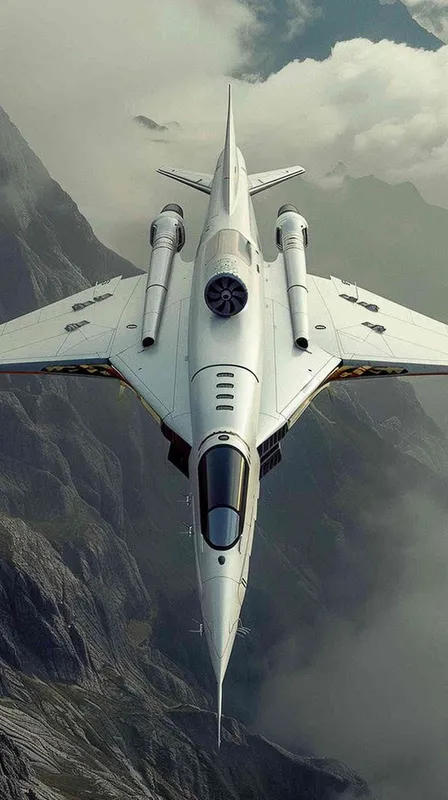未来的飞机 - AI绘画作品展示 | Midjourney中文版生成