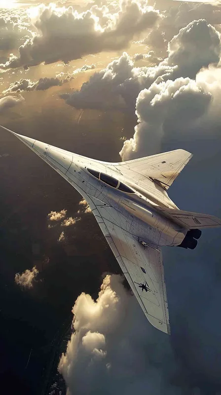 未来的飞机 - AI绘画作品展示 | Midjourney中文版生成