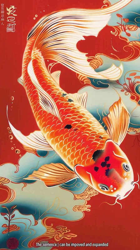 锦鲤 – AI绘画作品展示 | Midjourney中文版生成
