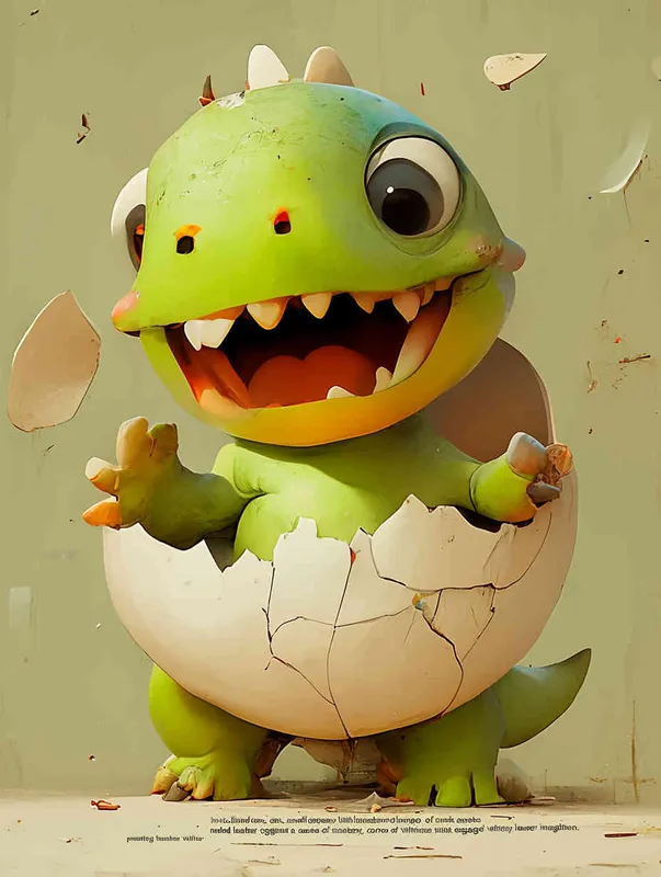 Blind box, a green little dinosaur sitting inside a broken eggshell, laughing loudly ，gray background，ng _ deepnegative _v1_75t,badhandv4( worst quality :2),( low quality :2),( normal quality :2), lowres , bad anatomy , bad hands , normal quality ,(( monochrome )),(( grayscale )),
Sampler ：DDIM ， Steps： 30 - style2部分