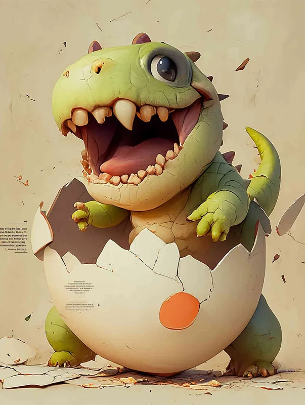 Blind box, a green little dinosaur sitting inside a broken eggshell, laughing loudly ，gray background，ng _ deepnegative _v1_75t,badhandv4( worst quality :2),( low quality :2),( normal quality :2), lowres , bad anatomy , bad hands , normal quality ,(( monochrome )),(( grayscale )),
Sampler ：DDIM ， Steps： 30 - style4部分