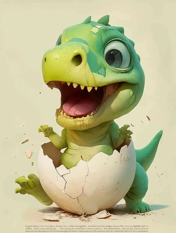 Blind box, a green little dinosaur sitting inside a broken eggshell, laughing loudly ，white background，ng _ deepnegative _v1_75t,badhandv4( worst quality :2),( low quality :2),( normal quality :2), lowres , bad anatomy , bad hands , normal quality ,(( monochrome )),(( grayscale )),
Sampler ：DDIM ， Steps： 30 - style4部分