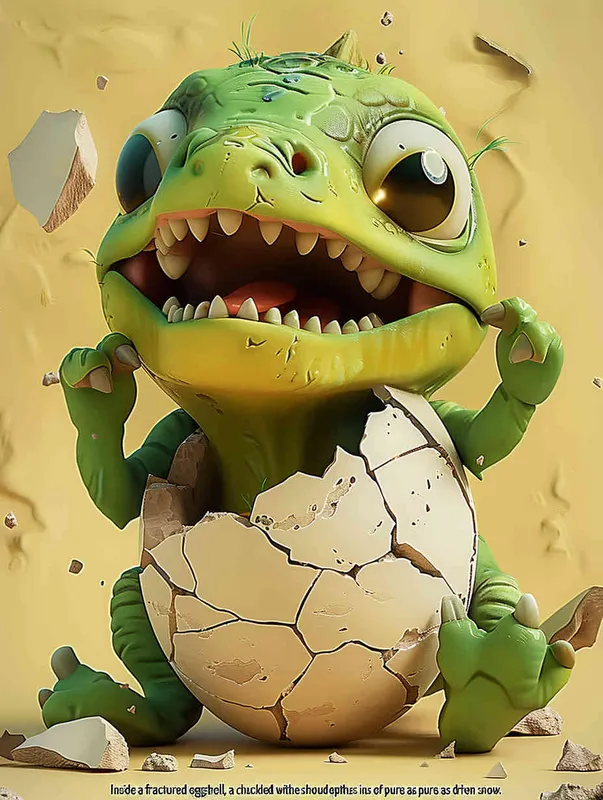 Blind box, a green little dinosaur sitting inside a broken eggshell, laughing loudly ，white background，ng _ deepnegative _v1_75t,badhandv4( worst quality :2),( low quality :2),( normal quality :2), lowres , bad anatomy , bad hands , normal quality ,(( monochrome )),(( grayscale )),
Sampler ：DDIM ， Steps： 30 - style4部分