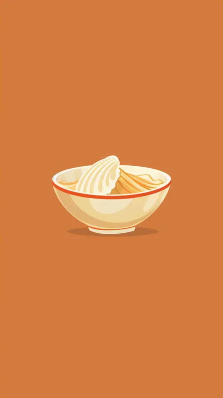 为螺狮粉品牌设计一个logo，以海螺和粉丝作为设计元色，颜色暖色，纯色背景，扁平化，插画风格 - style2部分