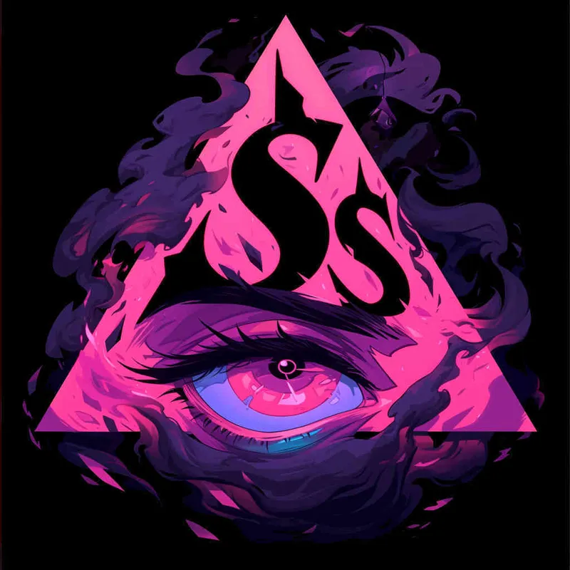 Incorporate a mysterious silhouette or shadowy figure against a surreal background to convey the eerie atmosphere of your content.
Use a stylized representation of an eye surrounded by swirling shadows or abstract shapes to symbolize the exploration of the human psyche and the unknown.
Create a minimalist design featuring the initials 