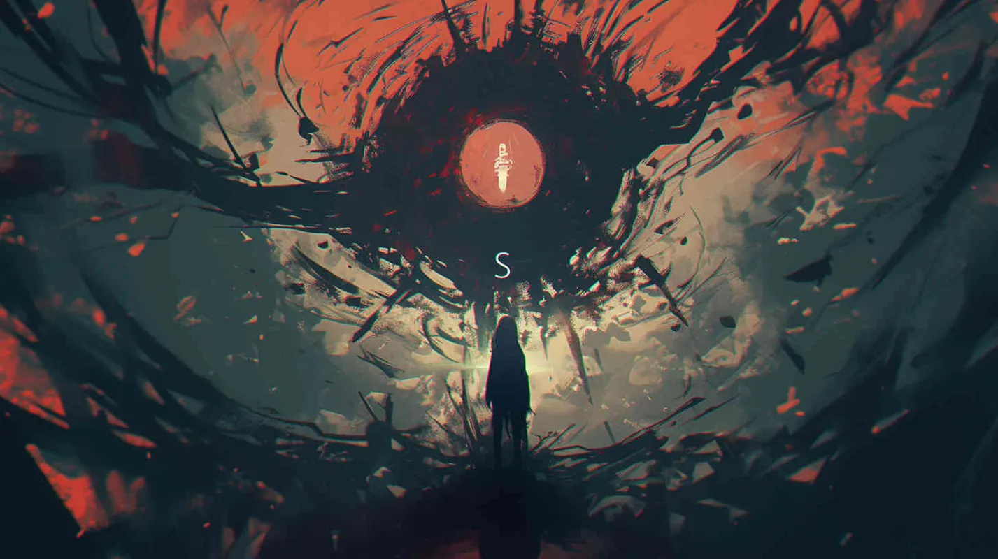 Incorporate a mysterious silhouette or shadowy figure against a surreal background to convey the eerie atmosphere of your content. Use a stylized representation of an eye surrounded by swirling shadows or abstract shapes to symbolize the exploration of the human psyche and the unknown. Create a minimalist design featuring the initials 